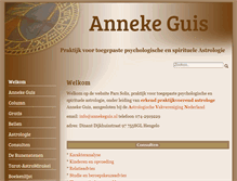 Tablet Screenshot of annekeguis.nl